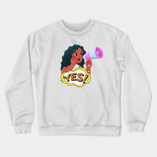 yes to voice to parlement Crewneck Sweatshirt